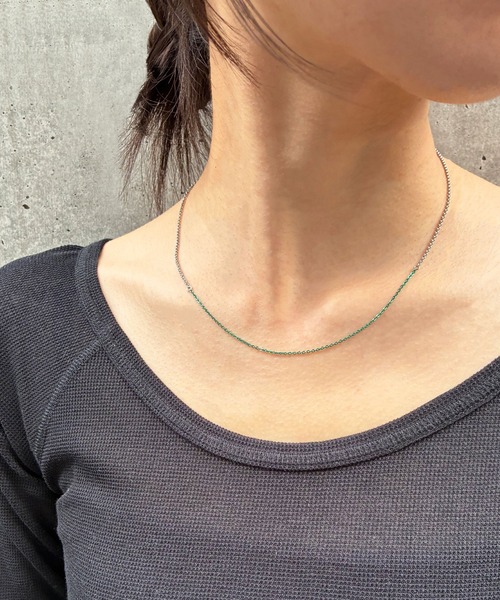 and cloud（アンドクラウド）の「Colored Necklace S（ネックレス・レディース・ピンク/ブルー/レッド/パープル/イエロー/オレンジ/グリーン・FREE）」の15枚目の写真