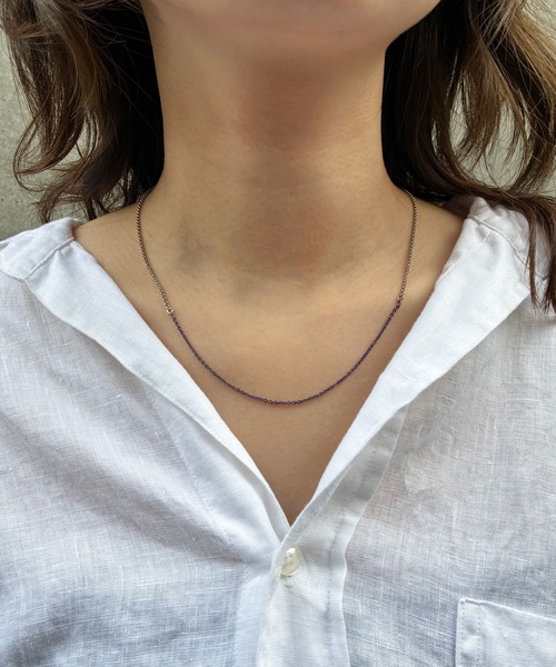 and cloud（アンドクラウド）の「Colored Necklace S（ネックレス・レディース・ピンク/ブルー/レッド/パープル/イエロー/オレンジ/グリーン・FREE）」の9枚目の写真