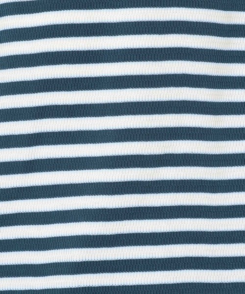 LAKOLE（ラコレ）の「ハニカムワッフルボーダーT / 741340（Tシャツ/カットソー・メンズ・オレンジ/ホワイト/ブラウン・LARGE/MEDIUM）」の22枚目の写真