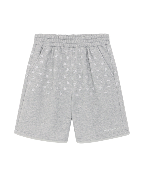 THECOLDESTMOMENT(ザコールデストモーメント)の「TCM starfish pattern half sweat pants (melange grey)(その他パンツ・レディース・その他・SMALL/LARGE/MEDIUM)」の2枚目の写真