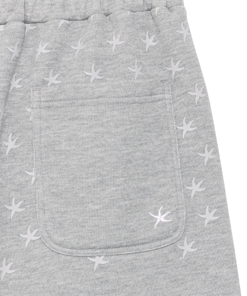 THECOLDESTMOMENT(ザコールデストモーメント)の「TCM starfish pattern half sweat pants (melange grey)(その他パンツ・レディース・その他・SMALL/LARGE/MEDIUM)」の5枚目の写真