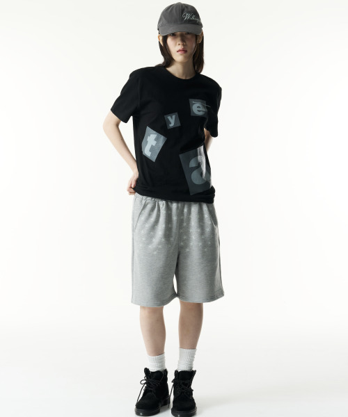 THECOLDESTMOMENT(ザコールデストモーメント)の「TCM starfish pattern half sweat pants (melange grey)(その他パンツ・レディース・その他・SMALL/LARGE/MEDIUM)」の6枚目の写真