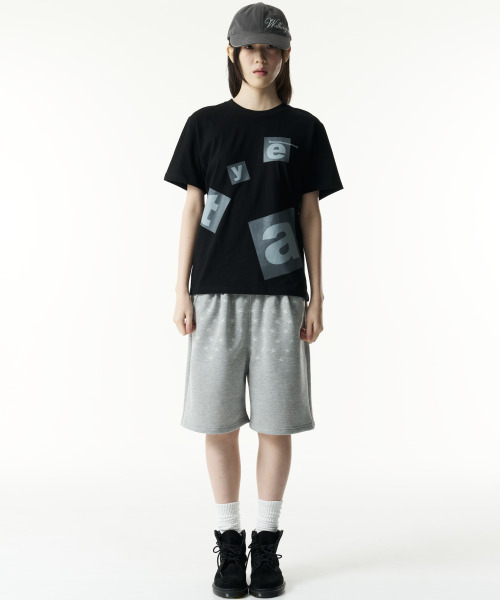 THECOLDESTMOMENT(ザコールデストモーメント)の「TCM starfish pattern half sweat pants (melange grey)(その他パンツ・レディース・その他・SMALL/LARGE/MEDIUM)」の10枚目の写真
