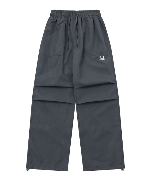 MUCENT(ムセント)の「テンダーパラシュートアウトポケットワイドパンツ(2カラー)(スウェットパンツ・レディース・チャコール/ブラック・FREE/1)」の7枚目の写真