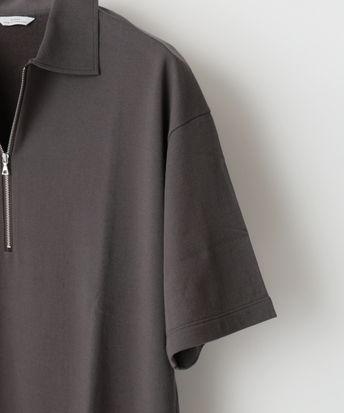 Product Twelve（プロダクトトゥエルブ）の「EDIFICE by Product Twelve リファインドハーフジップ（Tシャツ/カットソー・メンズ・ホワイト/ブラウン・LARGE/MEDIUM）」の16枚目の写真