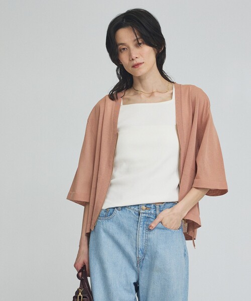 qualite(カリテ)の「ドライニットブルゾン(ブルゾン・レディース・オフホワイト/ブラック/ピンクベージュ・フリー)」の16枚目の写真