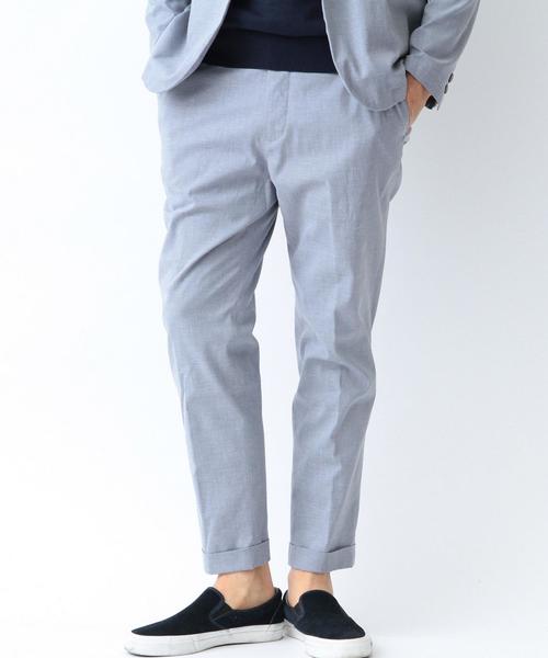 BEAUTY&YOUTH UNITED ARROWS（ビューティーアンドユースユナイテッドアローズ）の「BY ∴ ”TORAY” TCF/SHARK アンクルパンツ◆（スラックス・メンズ・グレー/ライトブルー・X-LARGE/MEDIUM/SMALL/LARGE）」の5枚目の写真