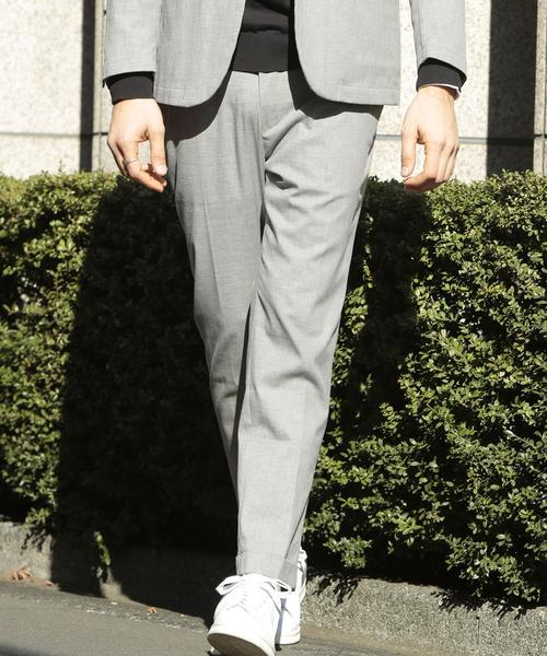 BEAUTY&YOUTH UNITED ARROWS（ビューティーアンドユースユナイテッドアローズ）の「BY ∴ ”TORAY” TCF/SHARK アンクルパンツ◆（スラックス・メンズ・グレー/ライトブルー・X-LARGE/MEDIUM/SMALL/LARGE）」の17枚目の写真