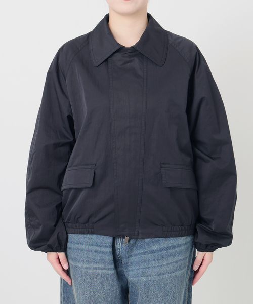 IENA LA BOUCLE（イエナラブークル）の「《洗える》IENA LA BOUCLE パウダリータフタブルゾン（その他アウター・レディース・ベージュ系その他/ブラック・FREE）」の16枚目の写真
