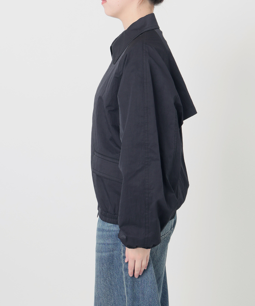 IENA LA BOUCLE（イエナラブークル）の「《洗える》IENA LA BOUCLE パウダリータフタブルゾン（その他アウター・レディース・ベージュ系その他/ブラック・FREE）」の15枚目の写真