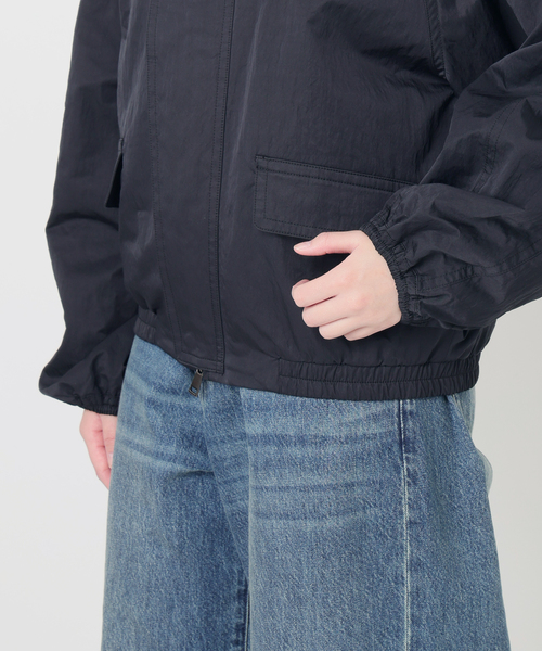 IENA LA BOUCLE（イエナラブークル）の「《洗える》IENA LA BOUCLE パウダリータフタブルゾン（その他アウター・レディース・ベージュ系その他/ブラック・FREE）」の11枚目の写真