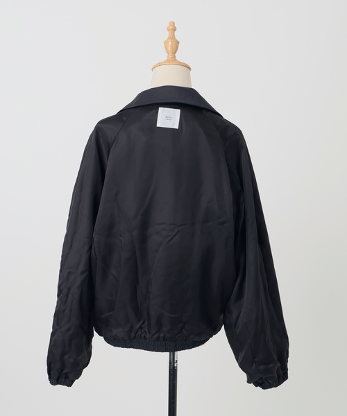 IENA LA BOUCLE（イエナラブークル）の「《洗える》IENA LA BOUCLE パウダリータフタブルゾン（その他アウター・レディース・ベージュ系その他/ブラック・FREE）」の7枚目の写真