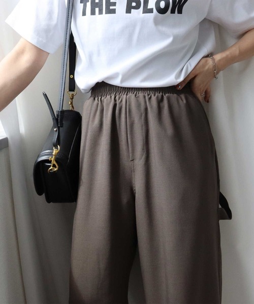 zena(ジェナ)の「ペインターイージーパンツ(その他パンツ・レディース・ブラウン系その他/グレイッシュベージュ/ブラック・FREE)」の2枚目の写真