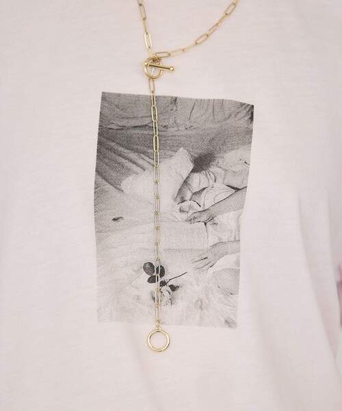 AMERICAN HOLIC（アメリカンホリック）の「アソートプリントTシャツ（Tシャツ/カットソー・レディース・オフホワイト/ホワイト系その他/ライトピンク/グリーン系その他3・FREE）」の9枚目の写真