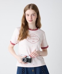 アイスクリームプリントリンガーT/fint フィント