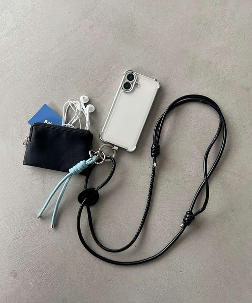 LOWRYS FARM(ローリーズファーム)の「【サイズ調節可能】ケースチャーム付きモバイルストラップ 1044969/GOODS(スマホグッズ・レディース・ブラック/オフホワイト・FREE)」の9枚目の写真
