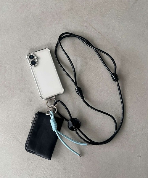 LOWRYS FARM(ローリーズファーム)の「【サイズ調節可能】ケースチャーム付きモバイルストラップ 1044969/GOODS(スマホグッズ・レディース・ブラック/オフホワイト・FREE)」の11枚目の写真