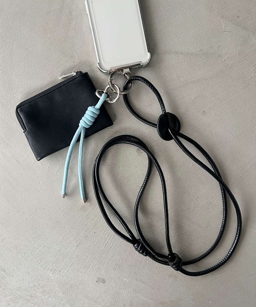 LOWRYS FARM(ローリーズファーム)の「【サイズ調節可能】ケースチャーム付きモバイルストラップ 1044969/GOODS(スマホグッズ・レディース・ブラック/オフホワイト・FREE)」の12枚目の写真