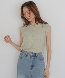 【CLEIO】リンクルシアーニットトップス WRINKLE SHEER KNIT TOPS