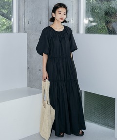 eunoia｜パフスリーブ ティアードワンピース WOMEN（ワンピース