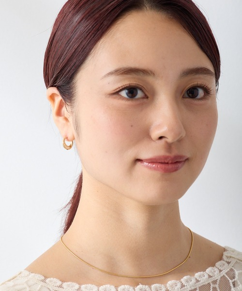 CALIN STANDARD(カリンスタンダード)の「◆金属アレルギー対応◆◆made in japan◆ 【高品質ポスト】【純金・純銀厚メッキ】ダブルライン ジルコニアセラミックポストピアス(ピアス(両耳用)・レディース・シルバー/ゴールド/ピンクゴールド・FREE)」の11枚目の写真