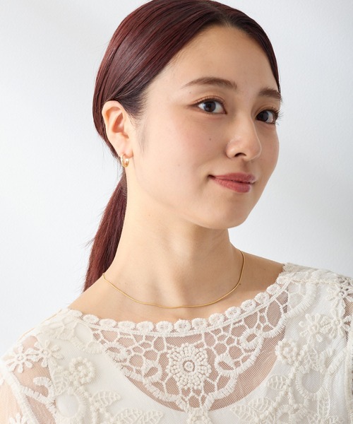 CALIN STANDARD(カリンスタンダード)の「◆金属アレルギー対応◆◆made in japan◆ 【高品質ポスト】【純金・純銀厚メッキ】ダブルライン ジルコニアセラミックポストピアス(ピアス(両耳用)・レディース・シルバー/ゴールド/ピンクゴールド・FREE)」の12枚目の写真