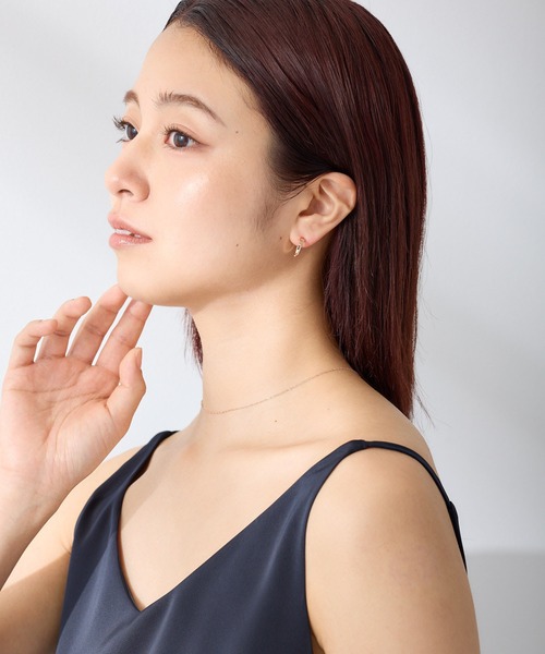 CALIN STANDARD(カリンスタンダード)の「◆金属アレルギー対応◆◆made in japan◆ 【高品質ポスト】【純金・純銀厚メッキ】ダブルライン ジルコニアセラミックポストピアス(ピアス(両耳用)・レディース・シルバー/ゴールド/ピンクゴールド・FREE)」の17枚目の写真