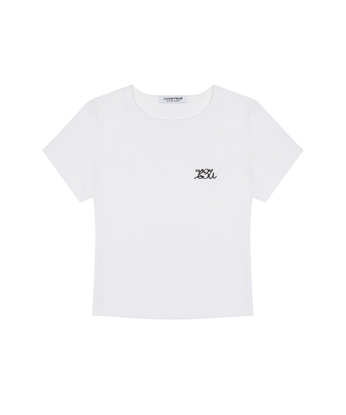 LUVISTRUE(ラヴイズトゥルー)の「BASIC ILOVEU FIT TEE(WHITE)(Tシャツ/カットソー・レディース・その他・FREE)」の1枚目の写真