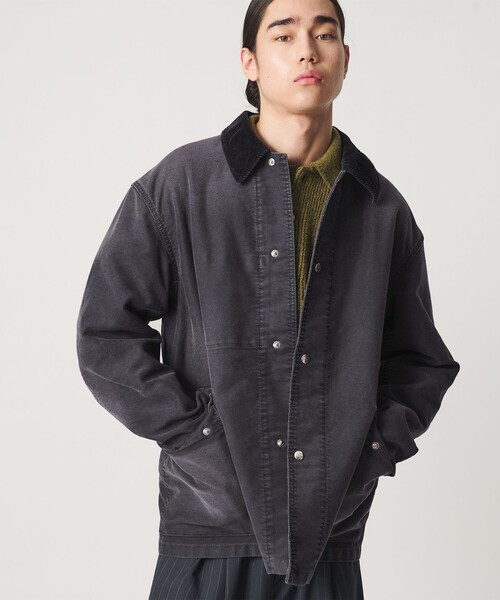BEAUTY&YOUTH UNITED ARROWS(ビューティーアンドユースユナイテッドアローズ)の「モールスキン ハンティング ジャケット(ブルゾン・メンズ・ネイビー/ブラック・S/M/L/XL)」の1枚目の写真