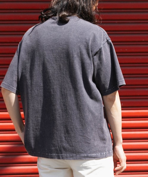 ITEMS URBANRESEARCH(アイテムズ アーバンリサーチ)の「USEDライクビバレッジプリントTシャツ(Tシャツ/カットソー・メンズ・パープル/ミント/ブラック・MEDIUM/LARGE)」の15枚目の写真