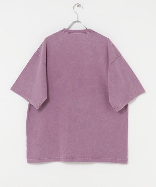 ITEMS URBANRESEARCH(アイテムズ アーバンリサーチ)の「USEDライクビバレッジプリントTシャツ(Tシャツ/カットソー・メンズ・パープル/ミント/ブラック・MEDIUM/LARGE)」の8枚目の写真