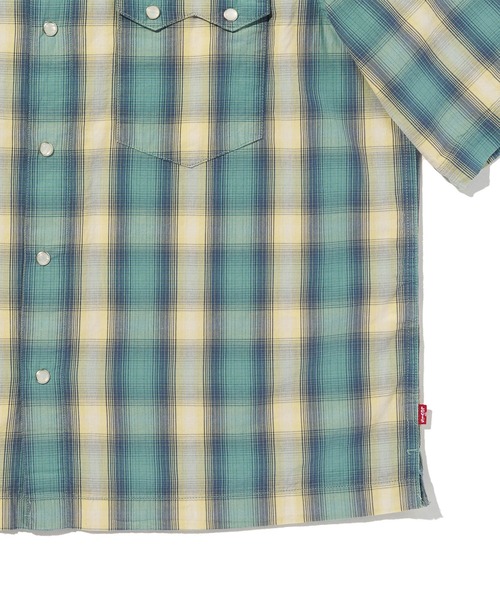 Levi's(リーバイス)の「Levi's/リーバイス ショートスリーブ ボックスウエスタンシャツ(シャツ/ブラウス・メンズ・ブルー・XL/S/L/M)」の8枚目の写真