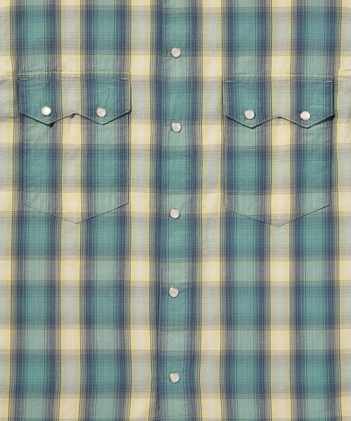 Levi's(リーバイス)の「Levi's/リーバイス ショートスリーブ ボックスウエスタンシャツ(シャツ/ブラウス・メンズ・ブルー・XL/S/L/M)」の9枚目の写真