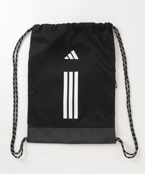 adidas(アディダス)の「adidas/アディダス アディダス APWR ジムサック(バックパック/リュック・メンズ・アイボリー/グレー/ブラック・ONE SIZE)」の2枚目の写真