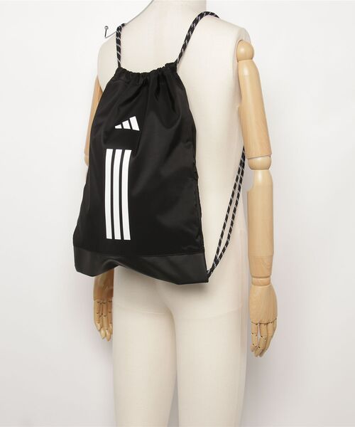 adidas(アディダス)の「adidas/アディダス アディダス APWR ジムサック(バックパック/リュック・メンズ・アイボリー/グレー/ブラック・ONE SIZE)」の7枚目の写真