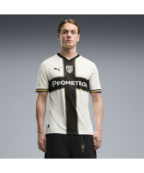 PUMA(プーマ)の「PUMA プーマ メンズ 2026-27 パルマ カルチョ ホーム レプリカ 半袖 ユニフォ(Tシャツ/カットソー・メンズ・ホワイト系その他・X-LARGE/LARGE/MEDIUM/SMALL)」の1枚目の写真
