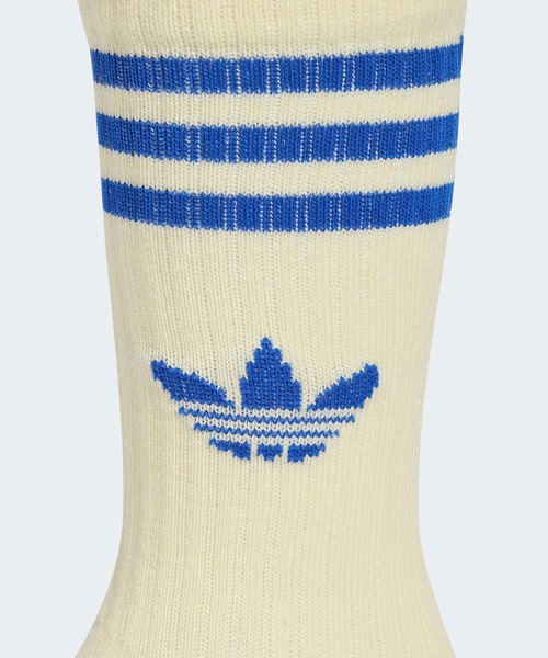 adidas(アディダス)の「adidas/アディダス ERI CREW SOCK 3 PAIR クルーソックス 3足組 3足セット ラインソックス ブランドロゴ クルー丈 キッズ ボーイズ ガールズ 秋 秋服 2026年秋冬(ソックス/靴下・キッズ・ホワイト/マルチ・S/M)」の7枚目の写真