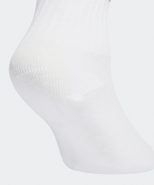 adidas(アディダス)の「adidas/アディダス ERI CREW SOCK 3 PAIR クルーソックス 3足組 3足セット ラインソックス ブランドロゴ クルー丈 キッズ ボーイズ ガールズ 秋 秋服 2026年秋冬(ソックス/靴下・キッズ・ホワイト/マルチ・S/M)」の5枚目の写真