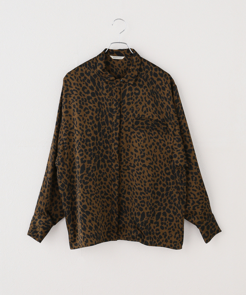 JOURNAL STANDARD(ジャーナルスタンダード)の「【ARCHIVE STANCE/アーカイブスタンス】 Leopard dolman S SHIRT(シャツ/ブラウス・レディース・ベージュ・FREE)」の1枚目の写真