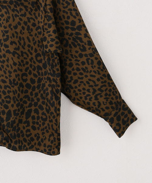 JOURNAL STANDARD(ジャーナルスタンダード)の「【ARCHIVE STANCE/アーカイブスタンス】 Leopard dolman S SHIRT(シャツ/ブラウス・レディース・ベージュ・FREE)」の3枚目の写真