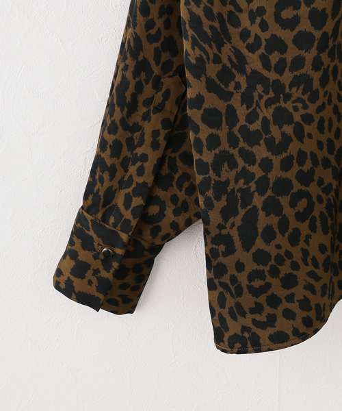 JOURNAL STANDARD(ジャーナルスタンダード)の「【ARCHIVE STANCE/アーカイブスタンス】 Leopard dolman S SHIRT(シャツ/ブラウス・レディース・ベージュ・FREE)」の7枚目の写真