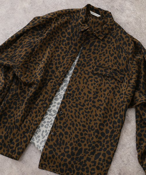 JOURNAL STANDARD(ジャーナルスタンダード)の「【ARCHIVE STANCE/アーカイブスタンス】 Leopard dolman S SHIRT(シャツ/ブラウス・レディース・ベージュ・FREE)」の8枚目の写真