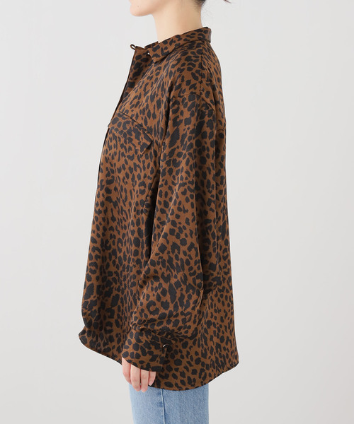 JOURNAL STANDARD(ジャーナルスタンダード)の「【ARCHIVE STANCE/アーカイブスタンス】 Leopard dolman S SHIRT(シャツ/ブラウス・レディース・ベージュ・FREE)」の13枚目の写真