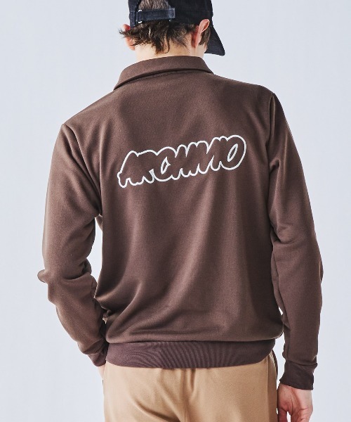 archivio(アルチビオ)の「<MENS>UV速乾ポロ裏毛トレーナー(ポロシャツ・メンズ・ネイビー/ブラック/ブラウン/ライトグレー・M/L/LL)」の4枚目の写真