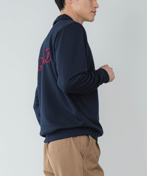 archivio(アルチビオ)の「<MENS>UV速乾ポロ裏毛トレーナー(ポロシャツ・メンズ・ネイビー/ブラック/ブラウン/ライトグレー・M/L/LL)」の15枚目の写真