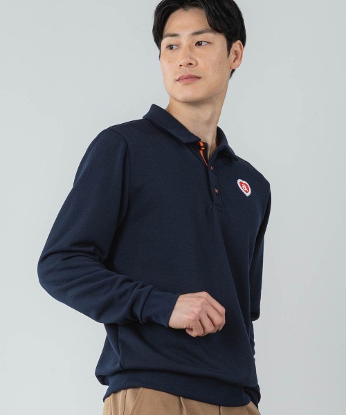archivio(アルチビオ)の「<MENS>UV速乾ポロ裏毛トレーナー(ポロシャツ・メンズ・ネイビー/ブラック/ブラウン/ライトグレー・M/L/LL)」の17枚目の写真