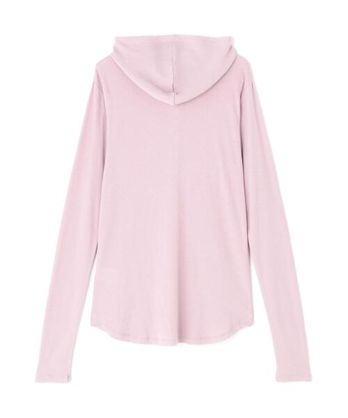 YENN(イエン)の「YENN(イエン)HENRY HOODIE LONGTEE(Tシャツ/カットソー・レディース・ピンク/その他6/ブラック・F)」の6枚目の写真
