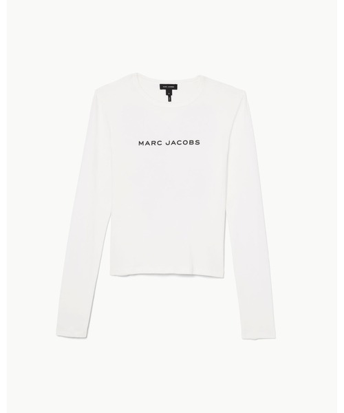 MARC JACOBS(マークジェイコブス)の「OVERSIZED RUNWAY BOW LOGO LONGSLEEVE/オーバーサイズド ランウェイ ボウ ロゴ ロングスリーブ(Tシャツ/カットソー・レディース・ホワイト・L/M/S/XS)」の2枚目の写真