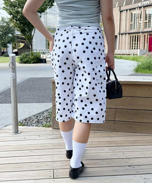 frunco(フランコ)の「【ZOZOTOWN限定】ポルカドットハーフパンツ(その他パンツ・レディース・ブラック/ホワイト・FREE)」の4枚目の写真