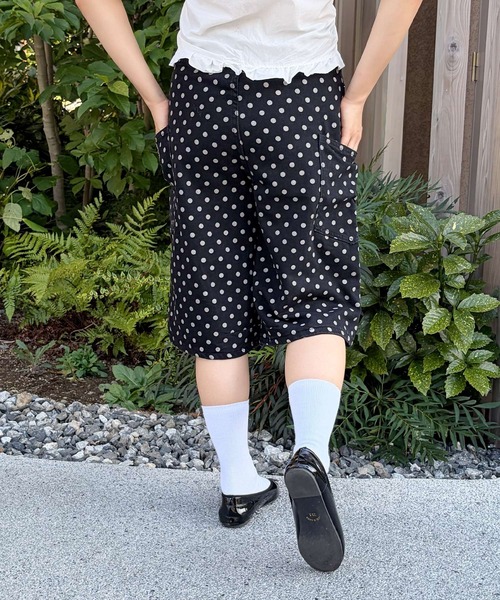 frunco(フランコ)の「【ZOZOTOWN限定】ポルカドットハーフパンツ(その他パンツ・レディース・ブラック/ホワイト・FREE)」の13枚目の写真
